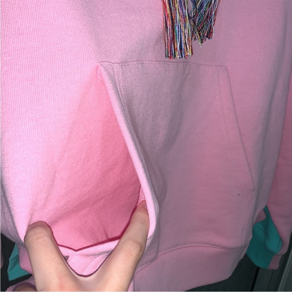 Authentic ETRO colour-block embroidered logo hoodie - Picture 12 of 16